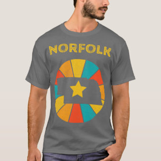 Norfolk Nebraska Vintage Distressed Souvenir 1 T-Shirt
