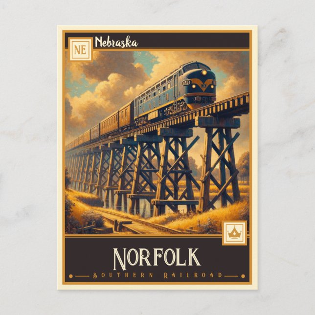 Norfolk, Nebraska | Vintage Postcard (Front)