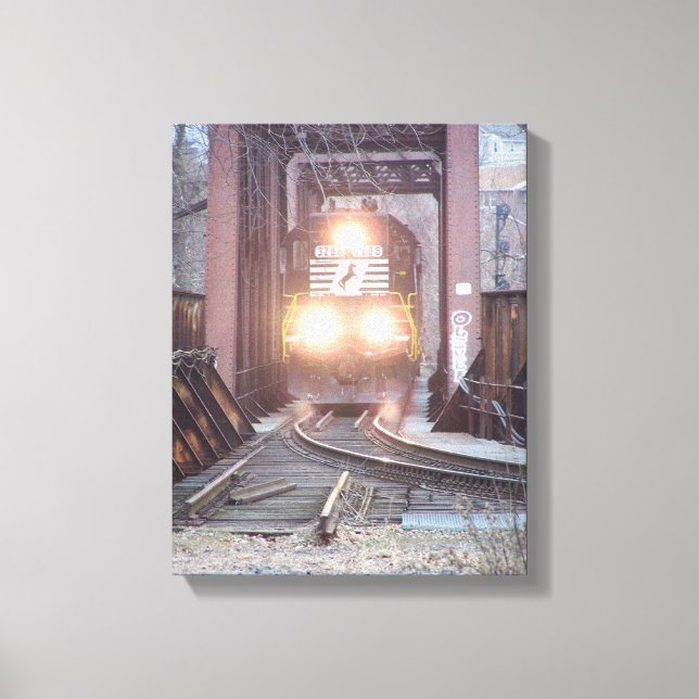 Norfolk Southern Locomotive #3288 Canvas Print (Front)