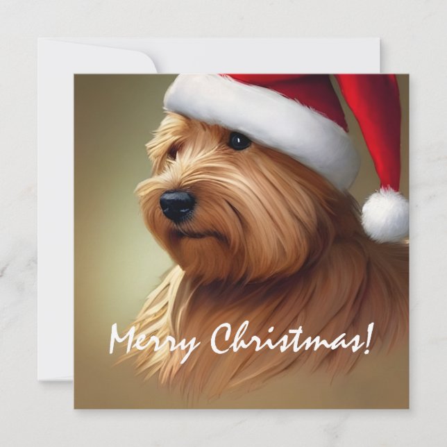 Norfolk Terrier Christmas (Front)