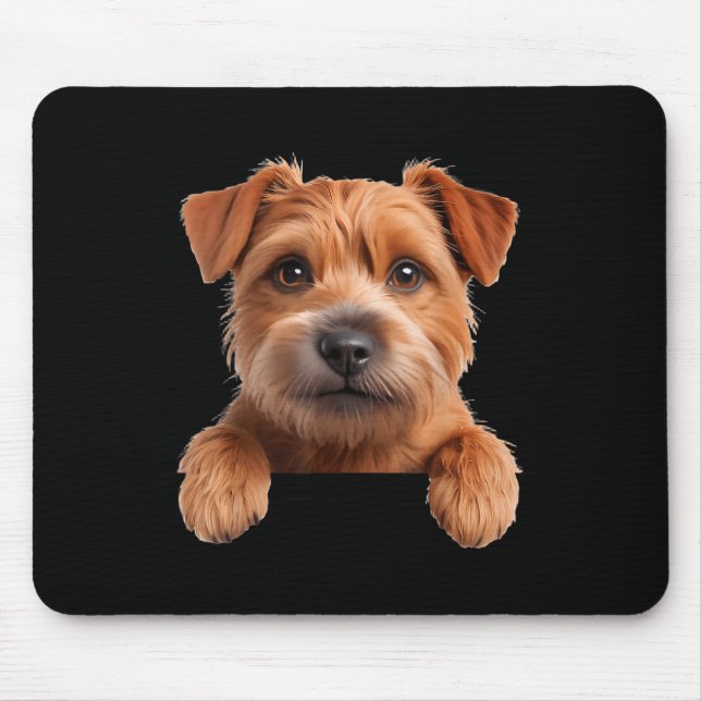 Norfolk terrier cute funny dog lover  mouse pad (Front)