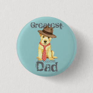 Norfolk Terrier Dad 1 Inch Round Button