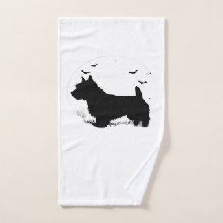 Norfolk Terrier Dog � Halloween Moon Silhouette Cl