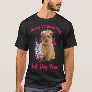 Norfolk Terrier Flower Happy Mother's Day To The B T-Shirt