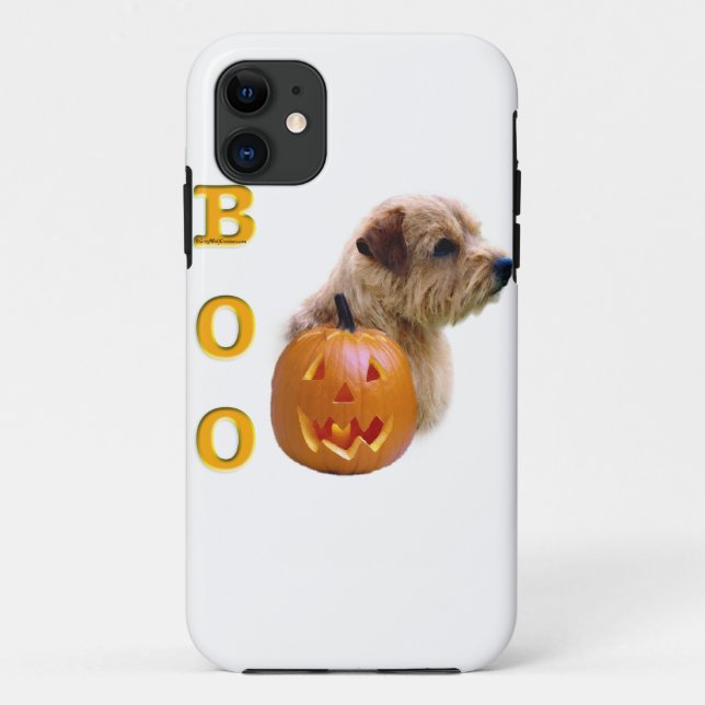Norfolk Terrier Halloween Boo Case-Mate iPhone Case (Back)