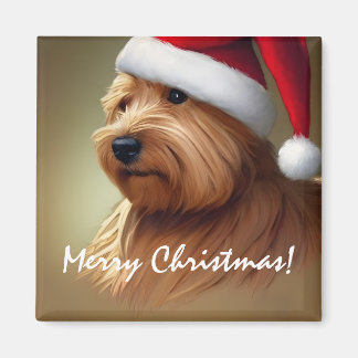 Norfolk Terrier Magnet de Noël