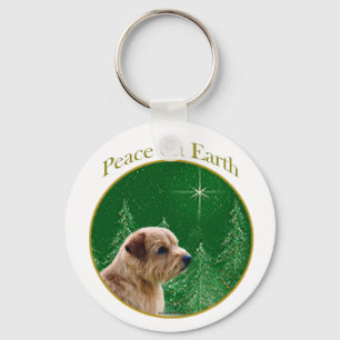 Norfolk Terrier Peace Keychain
