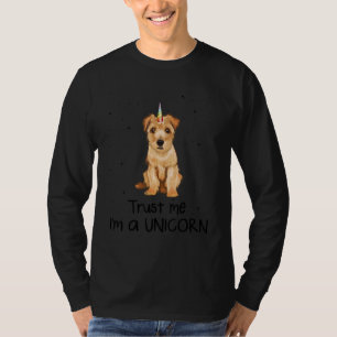 Norfolk Terrier Trust Me I'm A Unicorn Dog T-Shirt