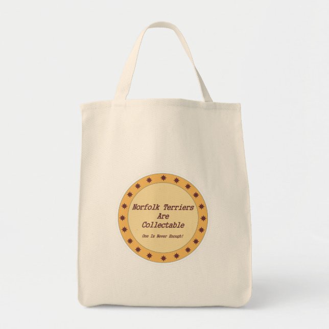 Norfolk Terriers Are Collectable Tote Bag (Front)