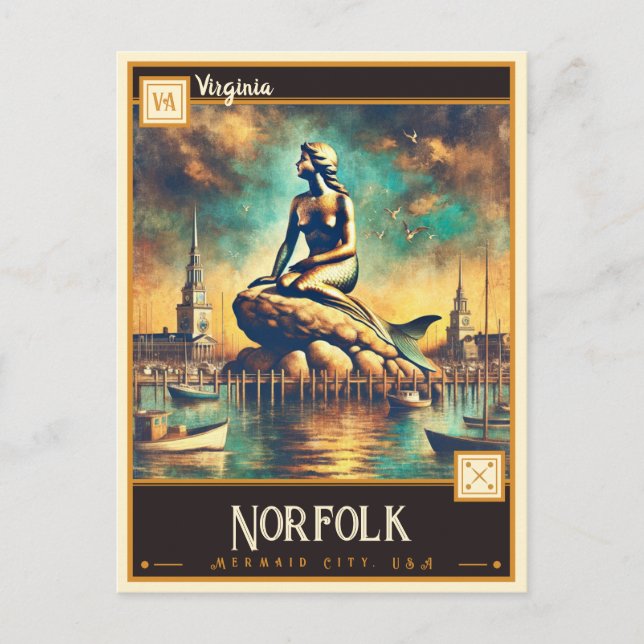 Norfolk, Virginia | Vintage Postcard (Front)