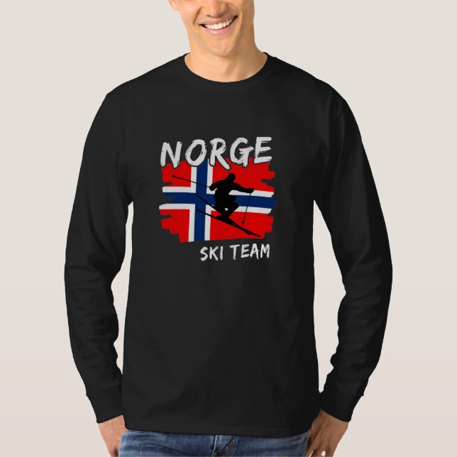 Norge Ski   T-Shirt (Front)