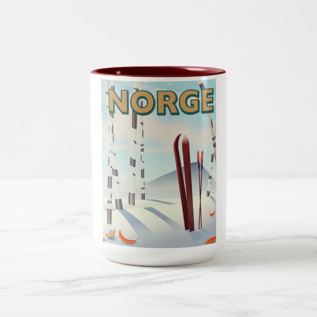 Norge Two-Tone Coffee Mug (Center)