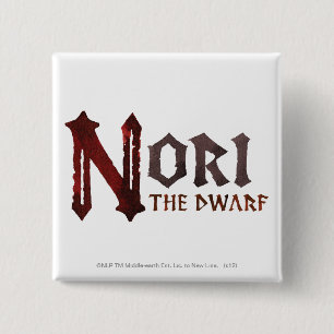 Nori Name 2 Inch Square Button