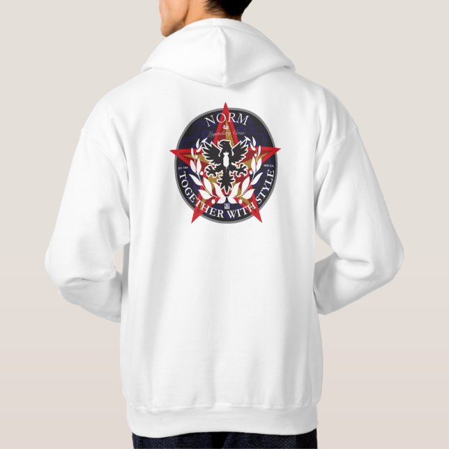 Norm TWS Bird - Sweat - shirt à capuche blanc (Dos)
