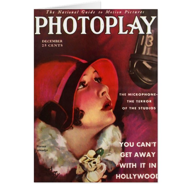 Norma Talmadge Silent Screen Actress Card (Front)