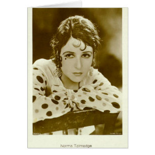 Norma Talmadge vintage portrait card
