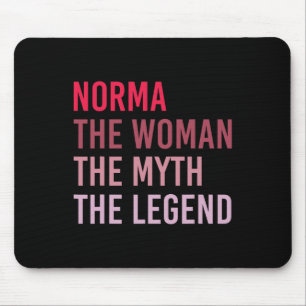 Norma The Woman Myth Legend Personalized Name Birt Mouse Pad