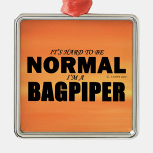 Normal Bagpiper Metal Ornament