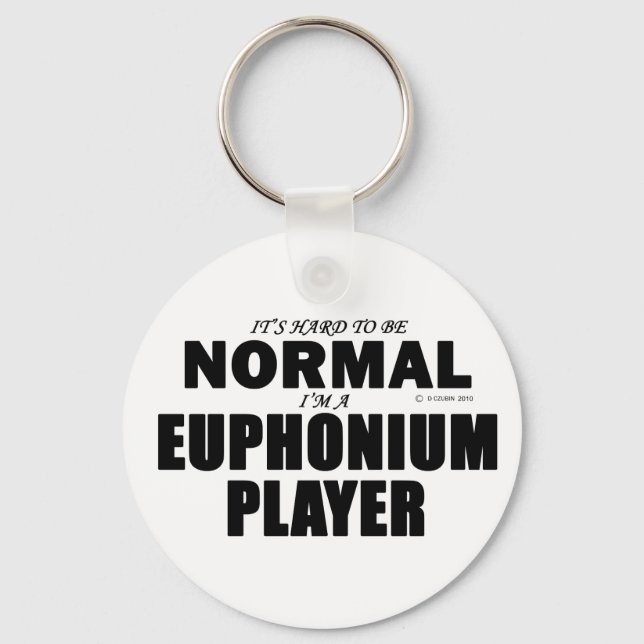 Normal Euphonium Player Keychain (Front)
