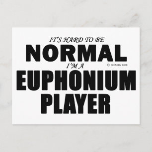 Normal Euphonium Player Postcard