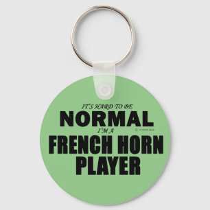 Normal French Horn Player Keychain