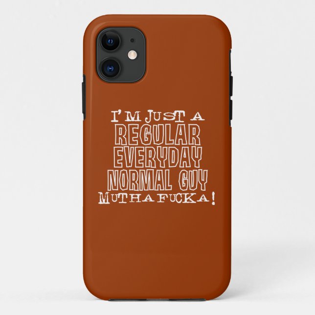 Normal Guy Case-Mate iPhone Case (Back)