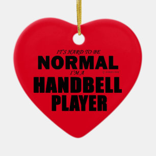 Normal Handbell Player Ceramic Ornament
