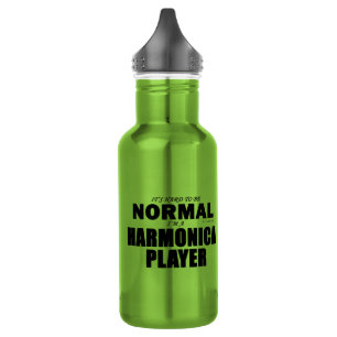 Normal Harmonica Player 532 Ml Water Bottle