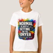 Normal Is Just A Setting On The Dryer T-shirt