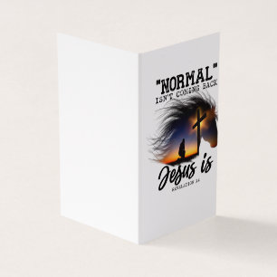 Normal Isn't Coming Back Jesus For Horse Lovers T-