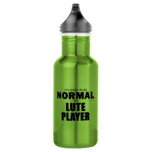 Normal Lute Player 532 Ml Water Bottle