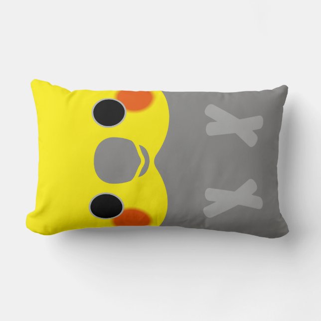 Normal Male Cockatiel Lumbar Pillow (Front)