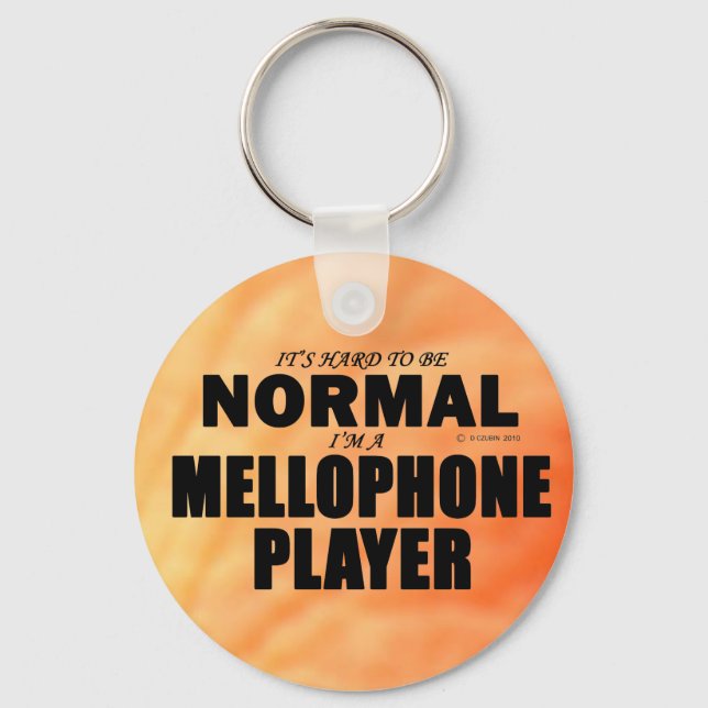 Normal Mellophone Player Keychain (Front)