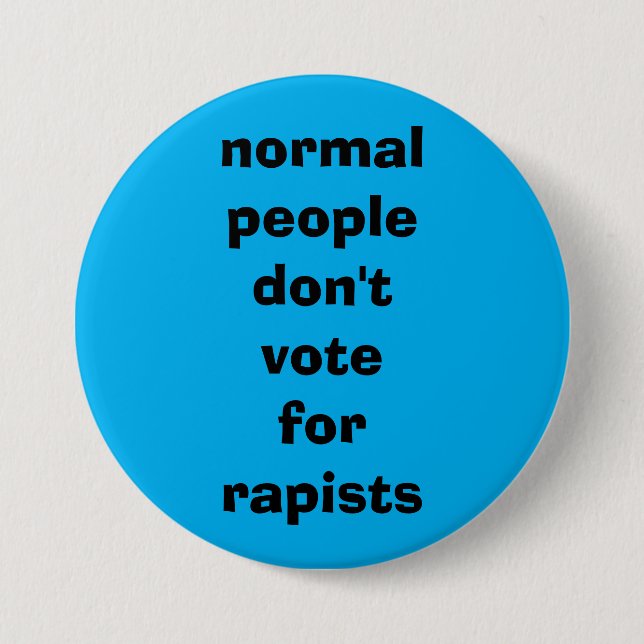 normal people 3 inch round button (Front)