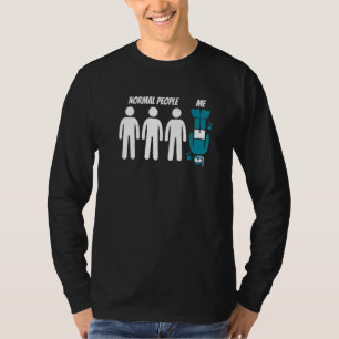 Normal People Me Sport Diving Underwater Scuba Div T-Shirt