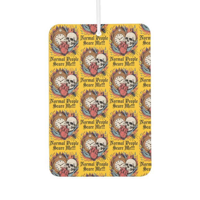 Normal People Scare Me Air Freshener (Front)