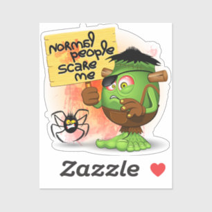 'Normal People Scare Me' Frankenstein Character