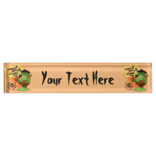'Normal People Scare Me' Humorous Frankenstein Nameplate