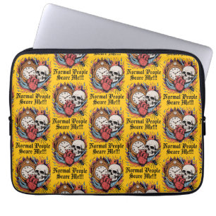 Normal People Scare Me Laptop Sleeve