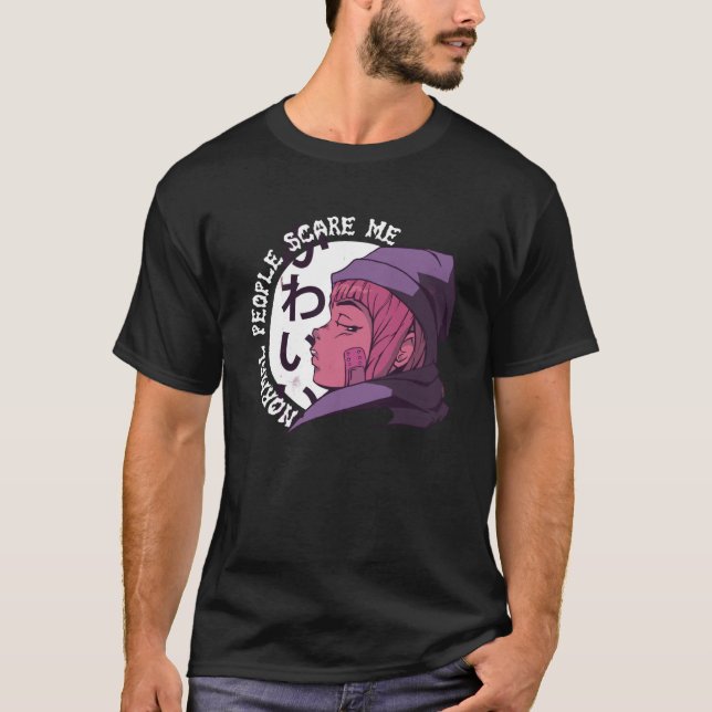 Normal People Scare Me T-Shirt (Front)