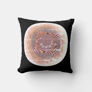 Normal, person, personality, mind, thinking  throw pillow