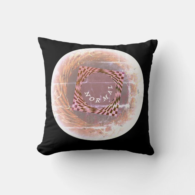 Normal, person, personality, mind, thinking  throw pillow (Front)