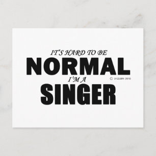 Normal Singer Postcard