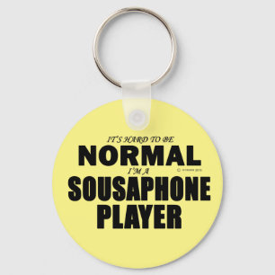 Normal Sousaphone Player Keychain