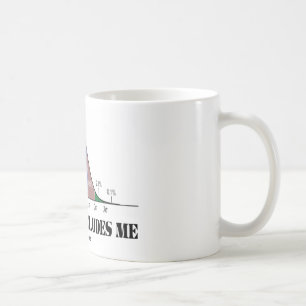 Normality Eludes Me (Bell Curve Humour) Coffee Mug