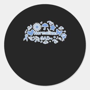 Normalize Gad (blue) Sticker