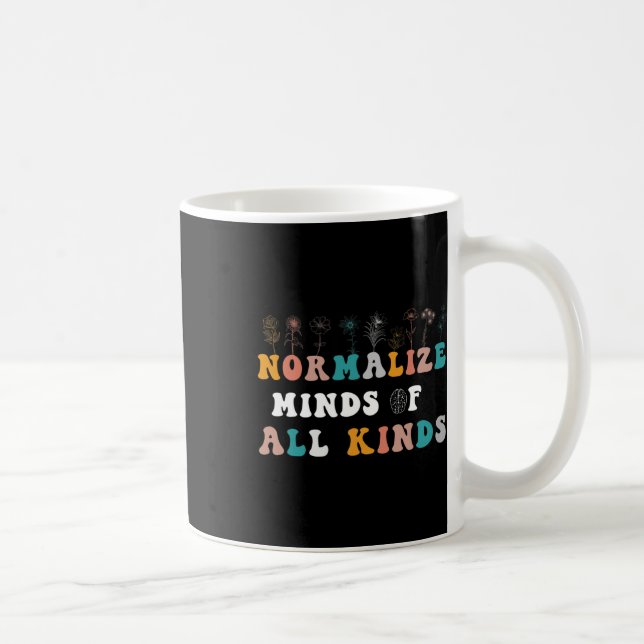 Normalize Minds Of All Kinds Autism Awareness  Coffee Mug (Right)