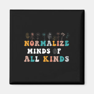 Normalize Minds Of All Kinds Autism Awareness Magnet