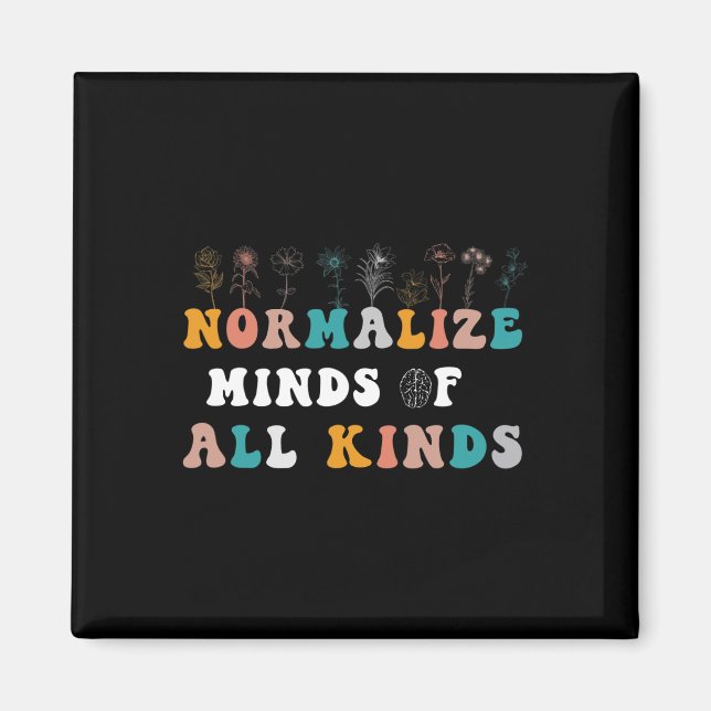 Normalize Minds Of All Kinds Autism Awareness  Magnet (Front)