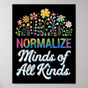 Normalize Minds Of All Kinds Autism Support  Poster